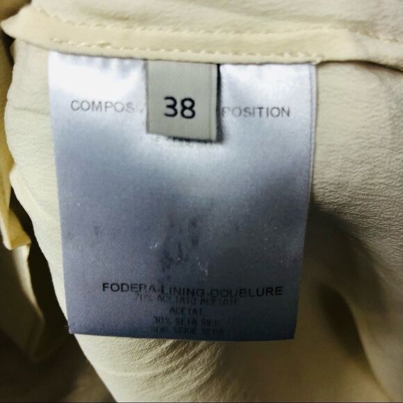 Stella McCartney 100% Silk Blouse Ivory 38/4/S - Picture 6 of 6